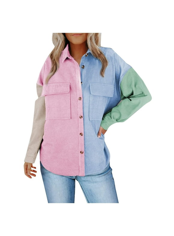 Corduroy Shirts Womens