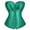 #2 Green, variant on YOTMKGDO Shapewear Tummy Control, Women'S Lace Up Boned Overbust Corset Bustier Lingerie Bodyshaper Top (#1 Green, L)