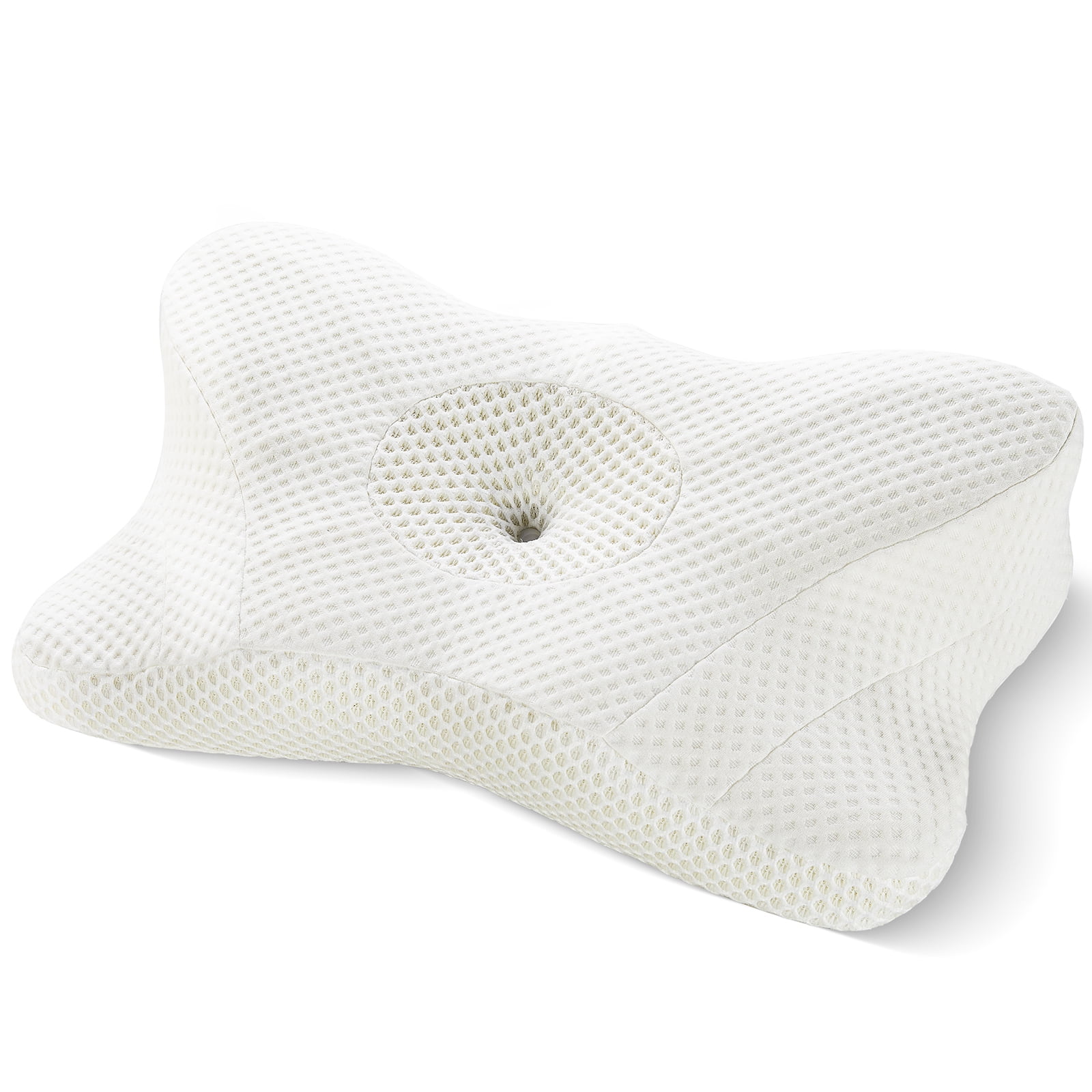 Cervical Memory Foam Pillow – Neck Pain Relief For Side, Back & Stomach Sleepers (Grey)