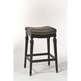 thumbnail image 1 of Hillsdale Vetrina Vinyl Bar Stool in Black, 1 of 3