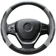 thumbnail image 4 of Elantrip Sport Leather Steering Wheel Cover 14 1/2 " to 15" for Car Truck SUV and Gray, 4 of 10