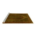 thumbnail image 2 of Ahgly Company Machine Washable Indoor Round Persian Yellow Traditional Area Rugs, 6' Round, 2 of 4