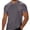 Purple, variant on hoksml Men's Raglan Short Sleeve T Shirt Contrast Panel Seam Detail Soft Stretch Crew Neck Top for Gym Daily Street Casual Wear