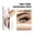 Metallic Bronze, variant on YiFudd Two-Color Waterproof Eyeshadow Stick, Metallic Bronze, Two Tone Eyeshadow Gradient Stick, Matte & Shimmer 2-in-1, 1.6g / 0.06 oz