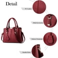 thumbnail image 6 of Purses and Handbags for Women Fashion Messenger Bag Ladies PU Leather Top Handle Satchel Shoulder Tote Bags, 6 of 6