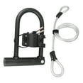 thumbnail image 2 of Combination Bike Lock Set, Zinc Alloy Universal Heat Resistant Bike U Lock  for Mountain Bike, 2 of 7