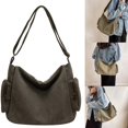 thumbnail image 2 of Vintage Canvas College Crossbody Bag Messenger for Women Men Fashionable Shoulder Bags with Spacious Interior, 2 of 4