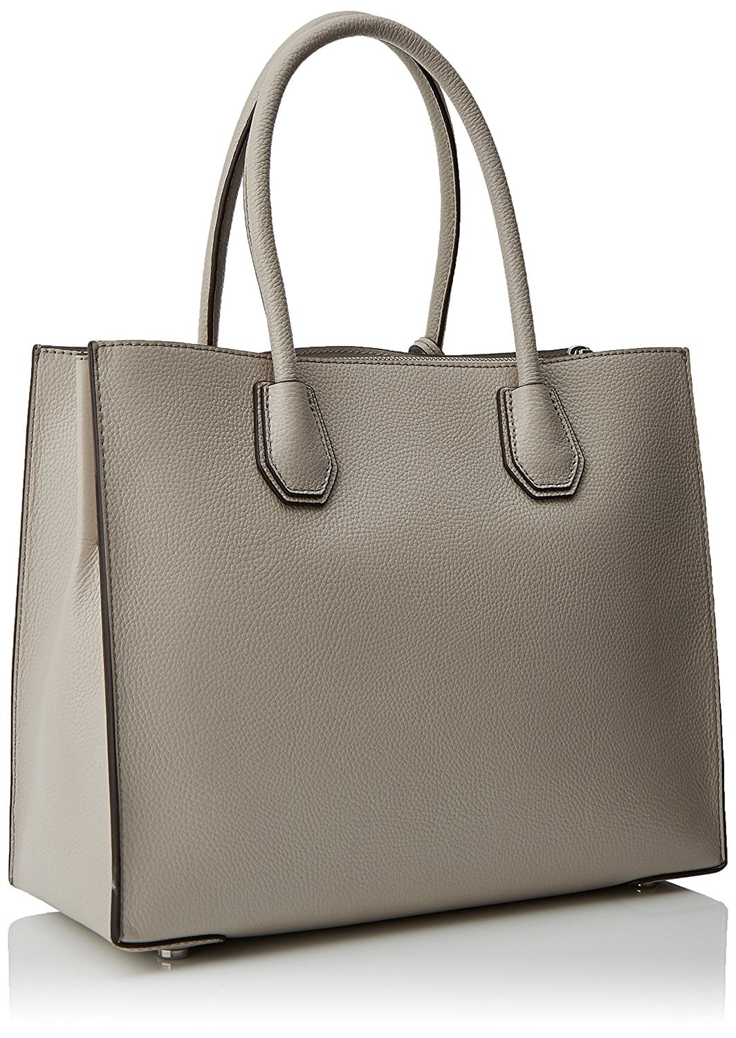 Michael Kors Mercer Large Bonded Leather Tote - Cement 30F6SM9T3L