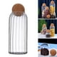 thumbnail image 4 of Frascos de vidrio transparente con tapa de corcho para almacenar frijoles, nueces, granos y especias. 1300ml, 4 of 9