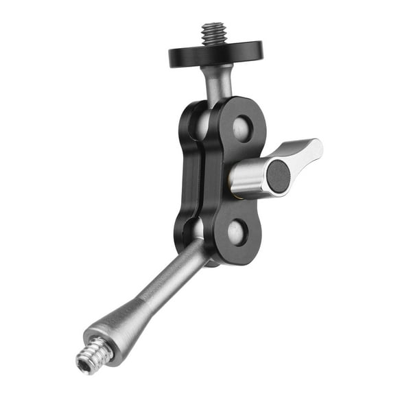 Andoer MA-95 Magic Arm Extension Bracket Monitor Mount Adapter Aluminum Alloy 1/4 Inch Screws Connection