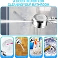 thumbnail image 3 of Water Saving Shower Head, Shower Sprayer Shower Aerator Anti-Limescale Shower Head - 4 High Pressure Jet Models - With Digital Temperature Display, 3 of 5