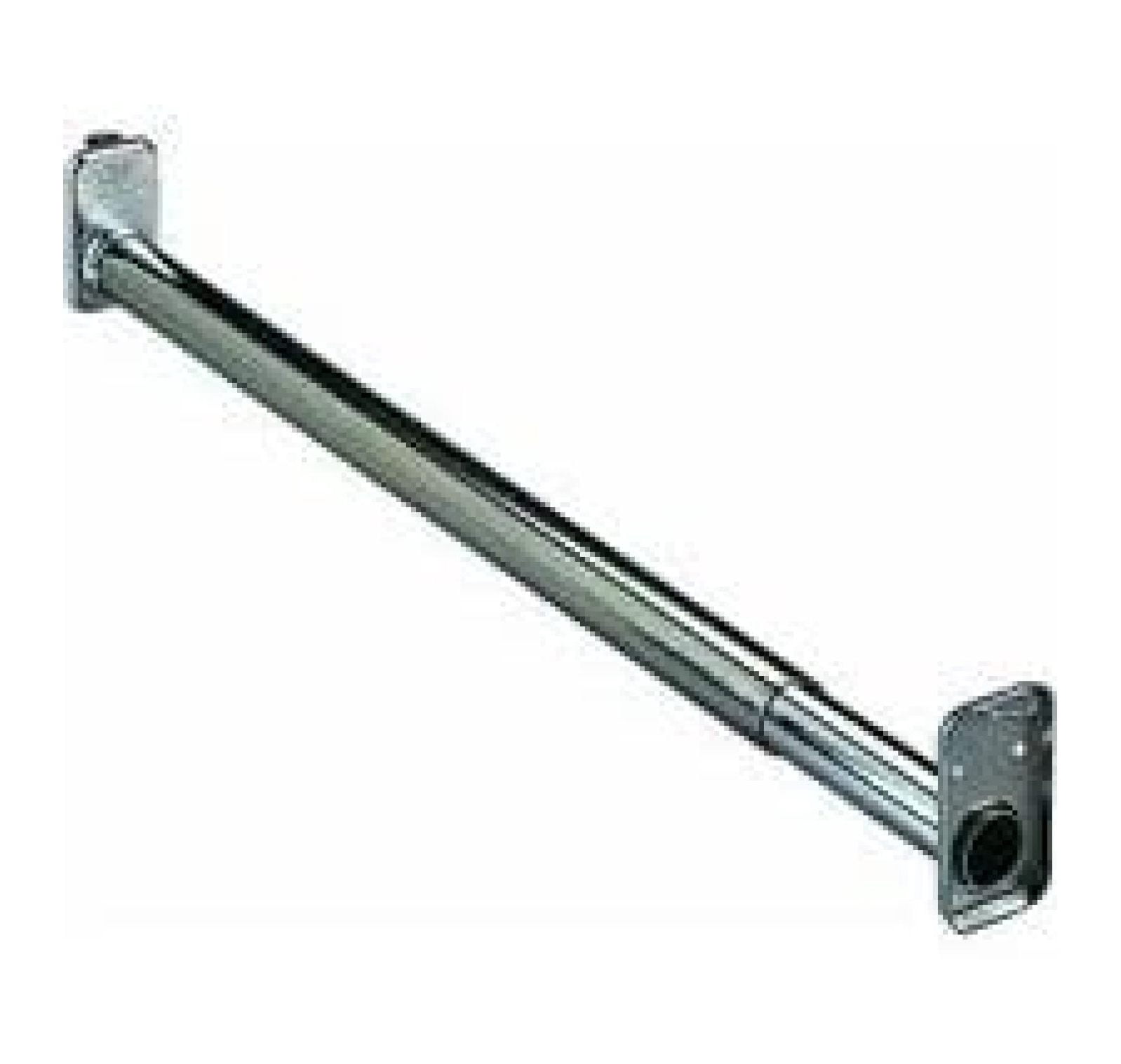 YfulYde MFG CO KV2 ZC 60 Zinc Adjustable Closet Rod, 60/96"