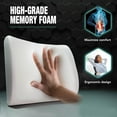 thumbnail image 5 of BN-LINK Lumbar Support Pillow For Office Chair and Car Seat, Perfectly Balanced Memory Foam, Versatile Use Lower Back Cushion with Adjustable Strap, 5 of 7
