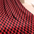 thumbnail image 3 of Red and Black Checkerboard Pattern Blanket,Comfortable Soft Flannel Throw Blanket,All Season,Warm Lightweight Blankets for Sofa Bed Couch Living Room Chair,40"x50", 3 of 4