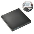 thumbnail image 2 of External CD/DVD +/-RW Drive USB 2.0 Type-C Premium Portable DVD CD ROM Player Reader Writer Burner Optical Drive for Apple Mac MacBook Pro/ Air, Windows 11/10/8/7 Laptop Computer, 2 of 9