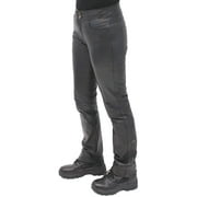 Jamin Leather - Womens Premium Lambskin Leather Skinny Jeans LP9023K