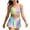 PinkA, variant on Agkizg Girls Three Piece Swimsuit Set with Chest Pad Skirt Style Swimwear for Kids Youth Teens Beach Pool Swimming