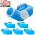 thumbnail image 2 of 1-5Pcs Urinal For Men With a Lid Portable For Camp Travel Urinary Bottle Urinal Storage For Men Mobile Toilet 1200ml, 2 of 7