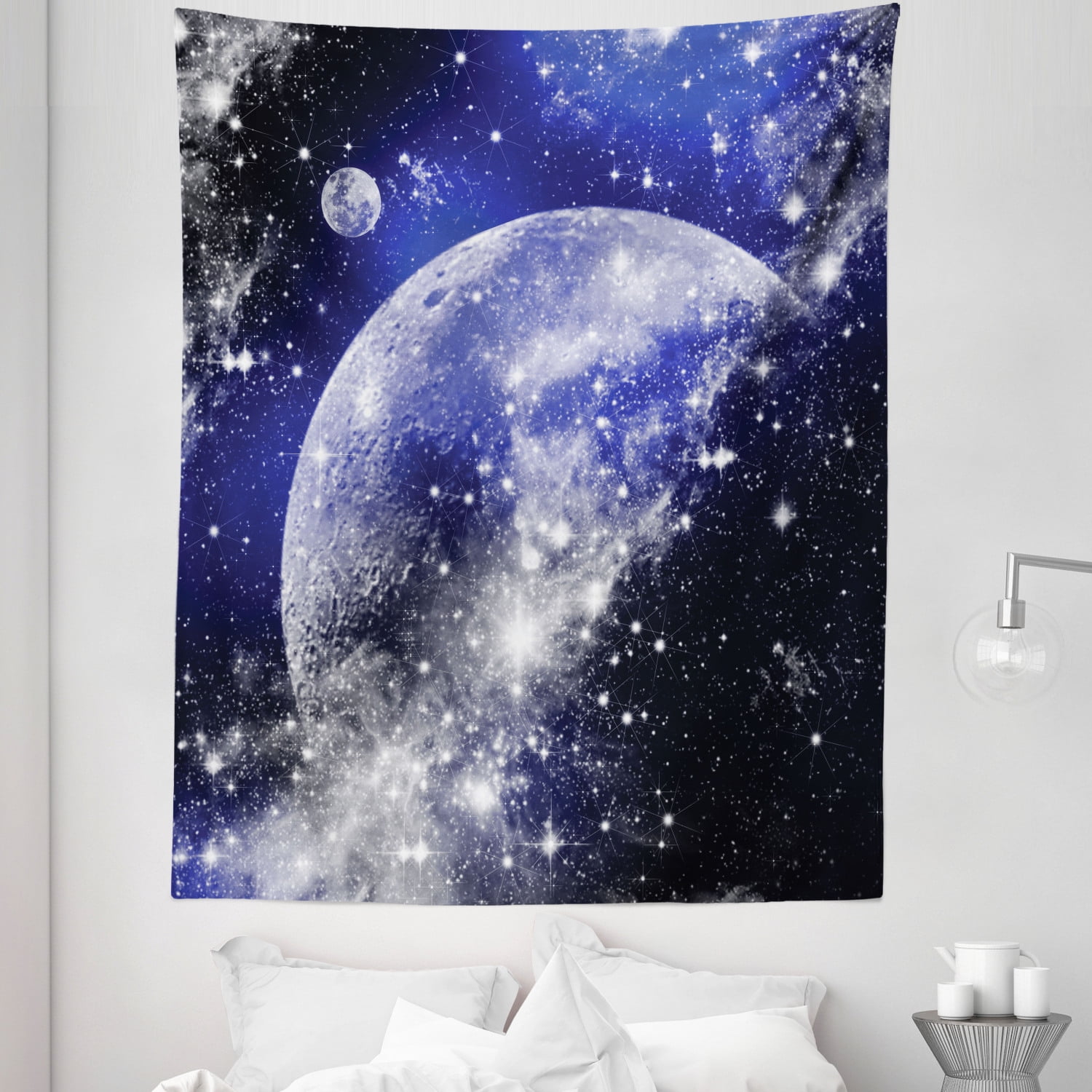 Galaxy Stars in Space Universe Milky Way Orbit Wall Hanging Tapestry for Bedroom 