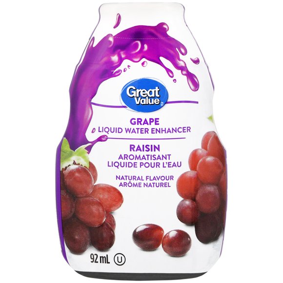 Great Value Grape Liquid Water Enhancer 92ML