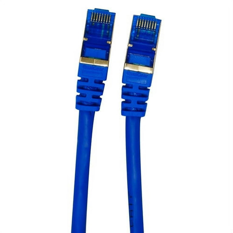 Network-cables-QualGear RJ45 Cat 7 Ethernet Patch Cable, 10Gpbs