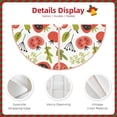 thumbnail image 3 of Fotbe Tomatoes Pattern Christmas Tree Skirt, Tree Skirts Plush Christmas Decorations, Christmas Tree Skirts Xmas Decorations Holiday Party Decor-30", 3 of 6
