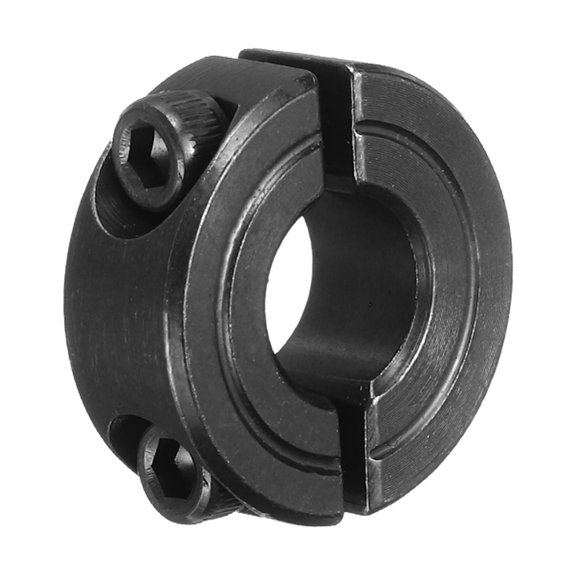 Shaft Collar 3/8" Double Split Carbon Steel Clamping Collar Shaft Collars Black