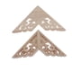 thumbnail image 3 of 4 piezas de apliques de esquina de madera tallada clásica, sin pintar, para marco de muebles Los 8x8cm, 3 of 7