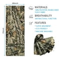 thumbnail image 2 of Autumn Camo Tree Branches Pattern Hot Yoga Mat Towel Non Slip for Hot Yoga - Quick-Drying Yoga Mat Cover with 4 Corner Pockets with Travel Bag - Hot Yoga Towel Non Slip 70"x26", 2 of 6