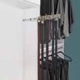 thumbnail image 4 of Rev-A-Shelf BRC-12SN 12-Inch Wall Mounted Pullout Belt Rack Organizer, Nickel, 4 of 8