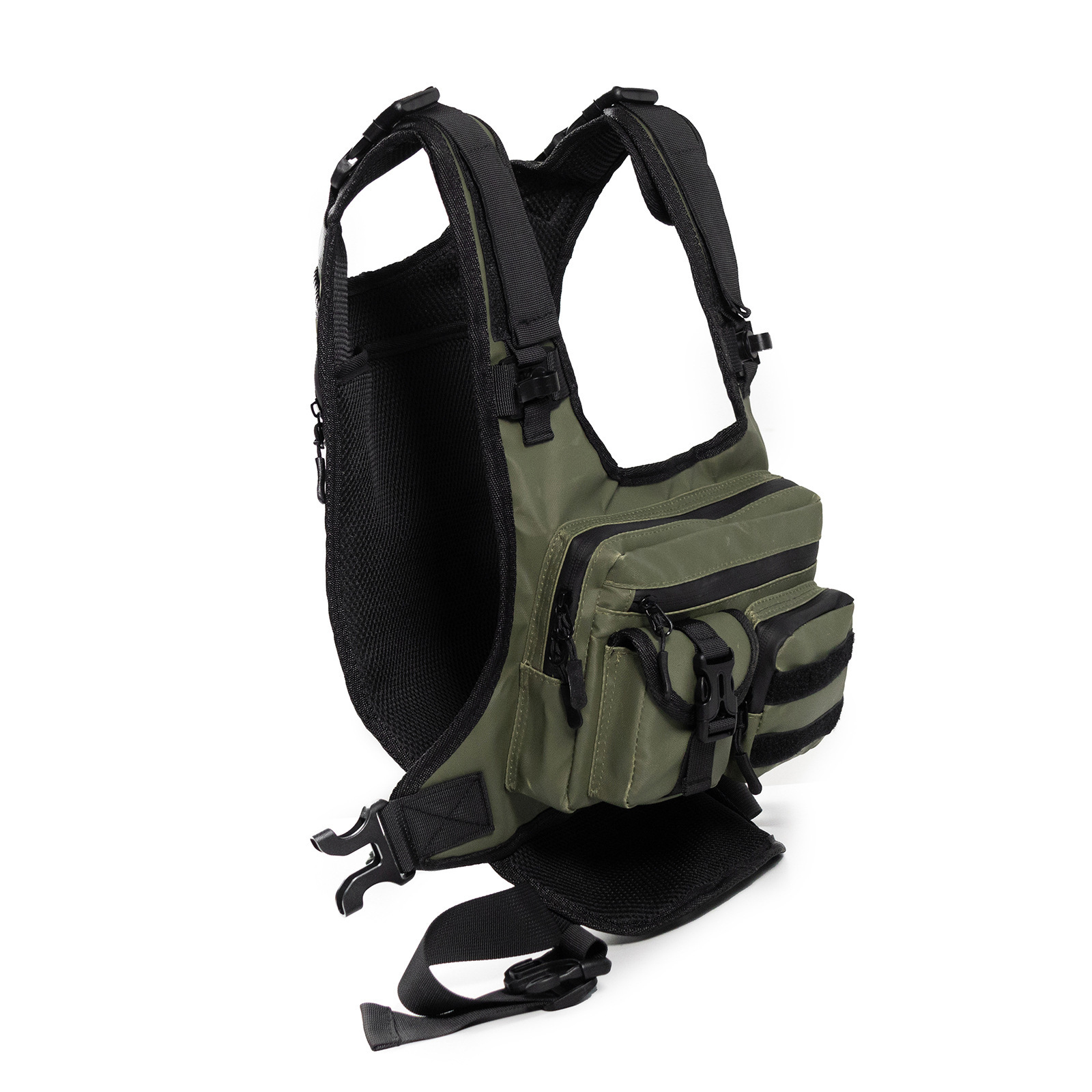 Travel Outdoor Storage Bag Vest Pack Feature Front Panels Perfect For Running Training Biking Backpacking