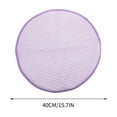 thumbnail image 3 of Comefolife Cooling Mat Pad for Dogs Ice Silk Mat Dog Cooling Pad Summer Keep Your Pet Cool Pet Cool Mats for Dog and Cat Use in Crate Kennel Sofa Bed(15.75in), Purple, 3 of 8