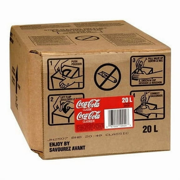 Classic Coca Cola Soft Drink Postmix Bib | 20L/Unit, 1 Unit/Case