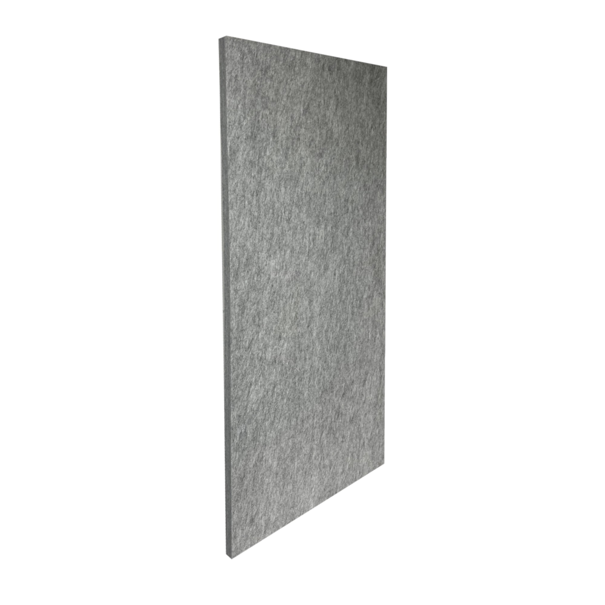 ATS Acoustics PET Acoustic Panel, Polyester, Water Resistant, 24" x 48" x 1" (Smoke)
