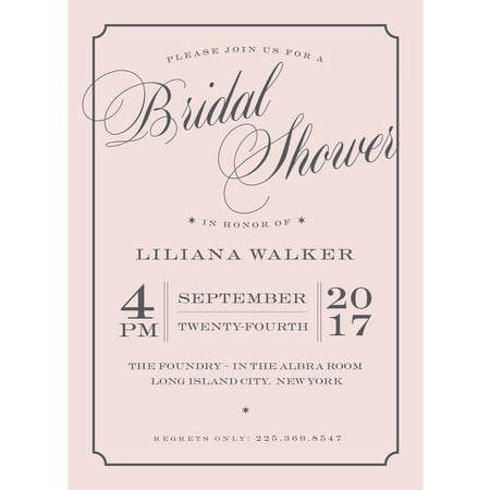 Beautiful Shower Standard Bridal Shower Invitation