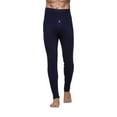 thumbnail image 1 of Sonducket Ropa interior térmica para hombre, pantalones de algodón, Color sólido, cómodos, Otoño Invierno, mallas de longitud completa, Ropa interior Azul oscuro METRO, 1 of 6