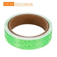 thumbnail image 2 of Unique Bargains Reflective Tape, 3 Roll 15 ft x 1-inch Adhesive High Visibility Safety Tape Reflector, Green, 2 of 6