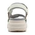 thumbnail image 6 of Gubotare Womens Orthopedic Walking Sandals Sport Outdoor Hiking Water Sandles Thick Athletic Cushion Adjustable Strap Sandals with Comfortable Arch Support (Grey,Size 10), 6 of 9