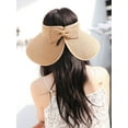 thumbnail image 6 of Asoul Women Floppy Sun Hat with Wide Brim—Foldable Roll-Up Straw Beach Hat UPF 50, 6 of 6