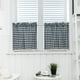 thumbnail image 5 of Cortinas a cuadros, cortinas de estilo rural con luz filtrada para dormitorios y salas de estar., 5 of 7