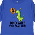 thumbnail image 4 of Inktastic 2nd Birthday Dinosaur Party Two Year Old Boys Long Sleeve Toddler T-Shirt, 4 of 5