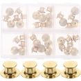thumbnail image 1 of Miangastore Lapel Pin Backs Golden Alloy Enamel DIY Projects Jewelry 40Pcs 0.4x0.3in, 1 of 8