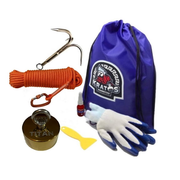 3800 Titan 360 King Midas Edition Neodymium Classic Magnet Fishing Kit