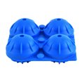 thumbnail image 2 of Paokuoon Ice Tray Reusable 4 Cavity Ice Cube Silicone Mold Food Grade Ice Ball Making Tray with Lid, 2 of 7