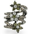 thumbnail image 3 of Ruthenium Brass Ring with AAA Grade CZ in Multi Color for Women Style 0W293, 3 of 5