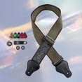 thumbnail image 6 of Adjustable Guitar Strap, Lengthened with Pick Holder, Soft Padded Comfort Guitar Shoulder Straps Belts Adjustable for Bass Green, 6 of 8