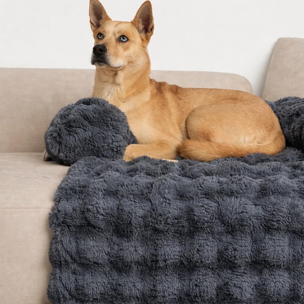 Dream Cloud Pet Sofa Bed – Washable, Waterproof, High-Comfort Orthopedic Plush Dog Mat for Sofa, Car, and Floor