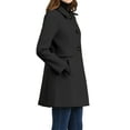 thumbnail image 4 of INSPIRE CHIC Women's Vintage Lapel Collared Overcoat Single Breasted Mid-Long Winter Coat, 4 of 7
