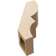thumbnail image 6 of Ekena Millwork 5"W x 10"D x 14"H Ridgewood Rough Cedar Woodgrain TimberThane Knee Brace, Primed, 6 of 6