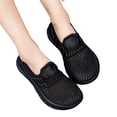 thumbnail image 4 of Willtoo Women’s Slip‑On Mesh Walking Shoes, Elastic Strap Breathable Platform Casual Sneakers, Lightweight Non‑Slip Summer Sport Trainers for Outdoor Travel Shopping Daily Occasions, 4 of 5